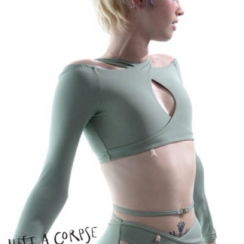 Just A Corpse ECLIPSE Halterneck Top w/ sleeves